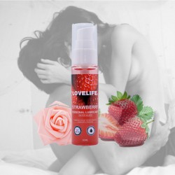 Lovelife Strawberry Sex Lubricant | Gel Pelincir Seks